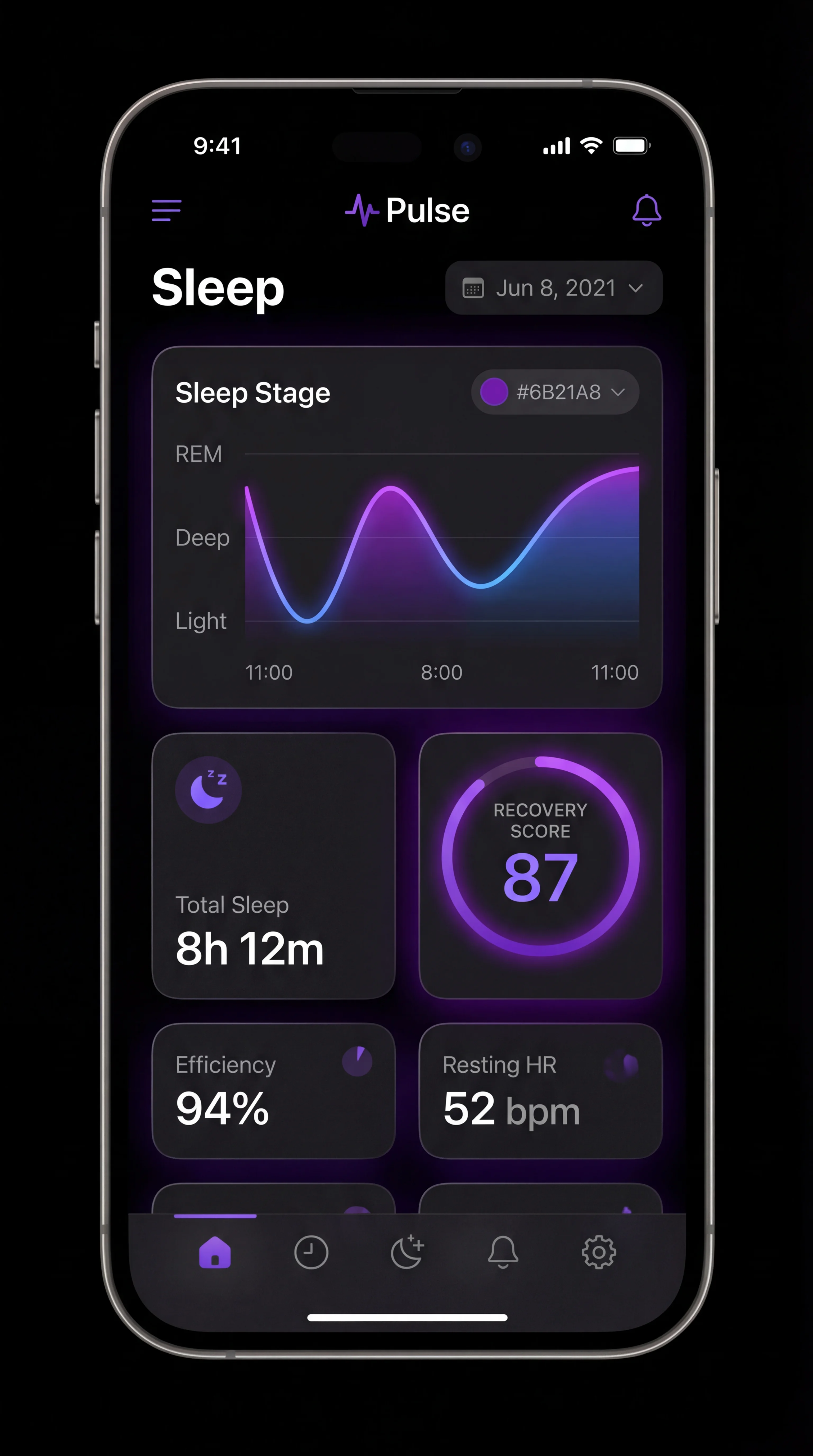 Pulse app dashboard